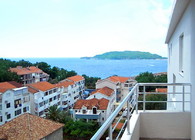 Вид на море с террасы апартаментов 69 кв.м