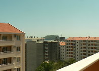 Вид с террасы апартаментов 58 кв.м