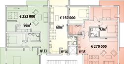 7 этаж жилого комплекса City Apartments в Будве